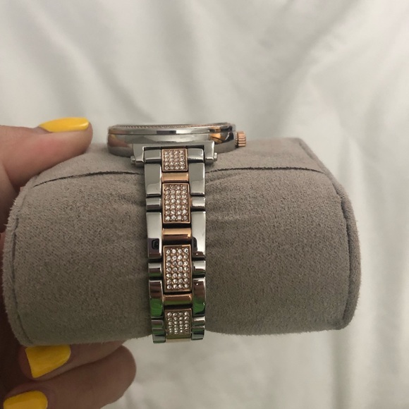 Michael Kors Sofie Pavé Two-Tone Watch - Picture 2 of 4